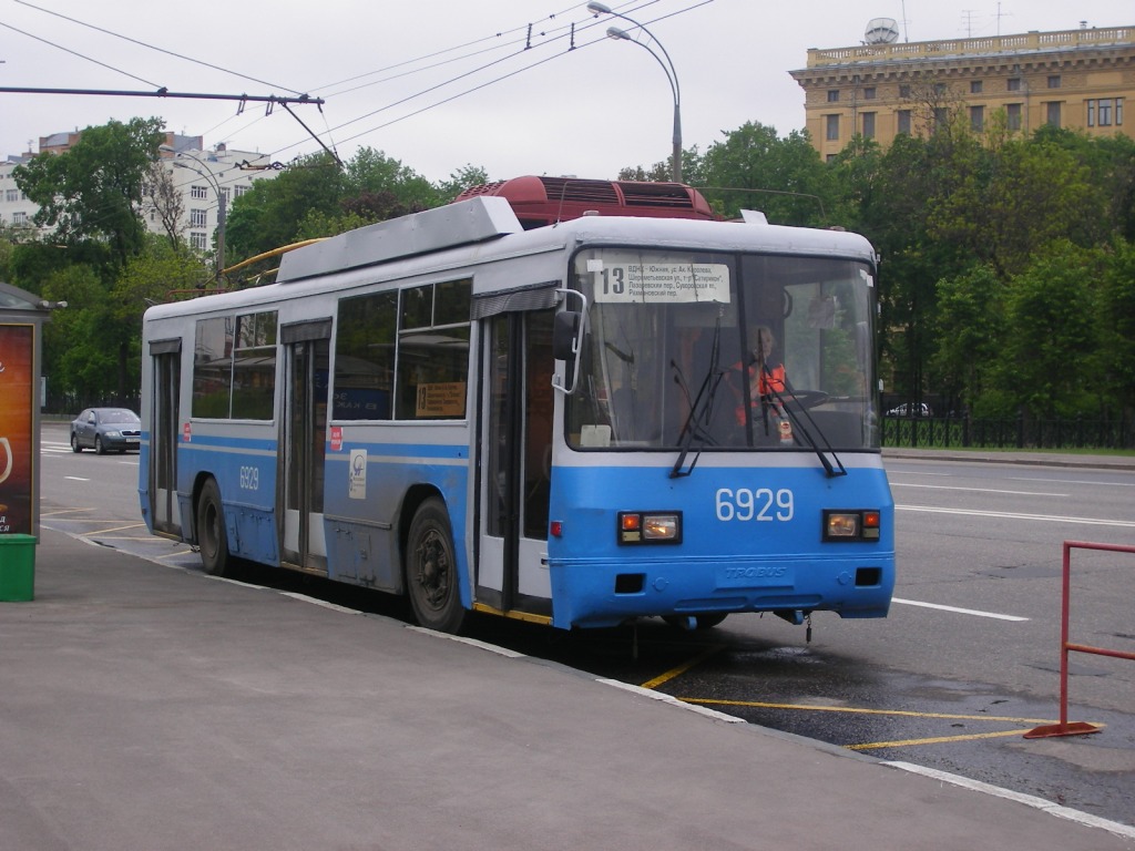 Москва, БТЗ-52761Р № 6929