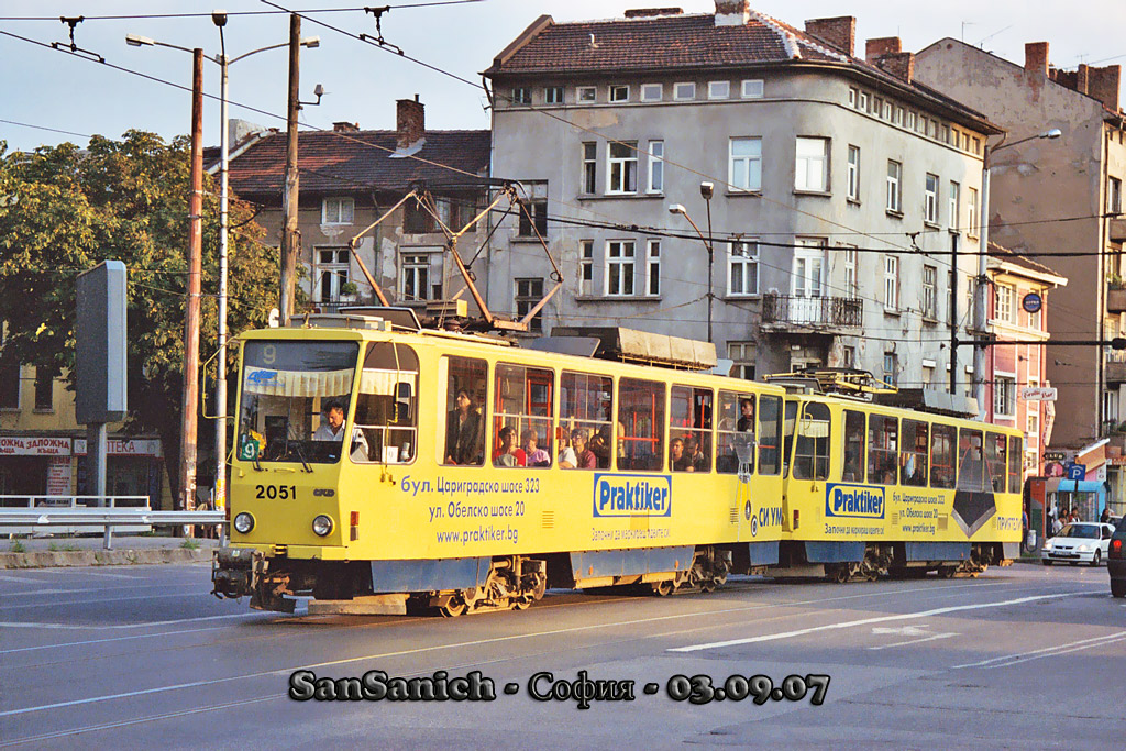 София, Tatra T6A2SF № 2051