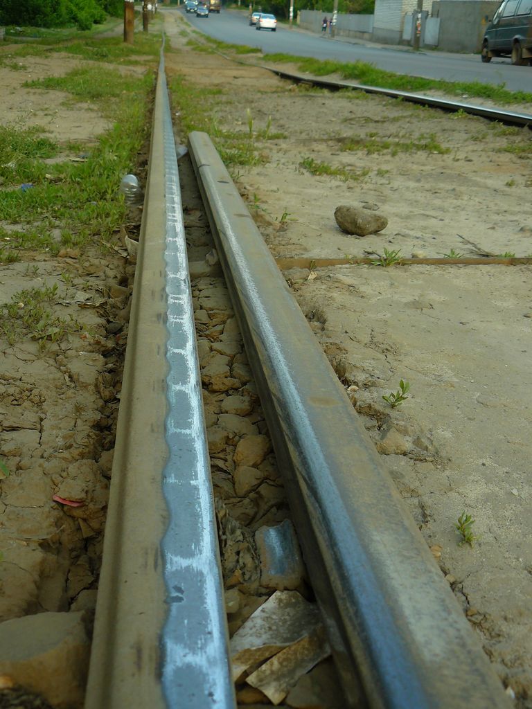 Dnipro — Track and overhead wire; Dnipro — Tram network — right-bank part