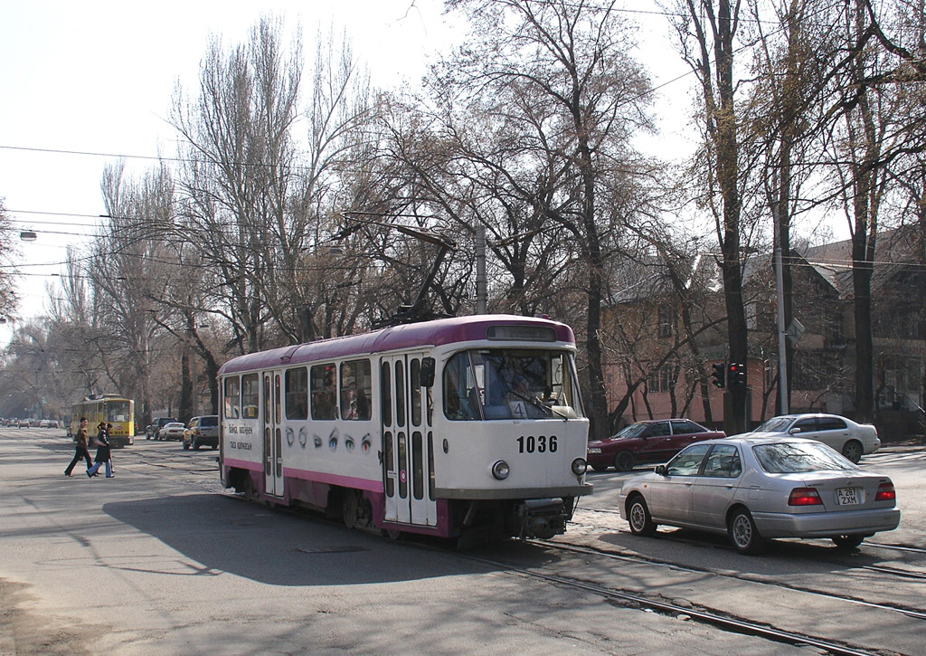 Алматы, Tatra T3D № 1036