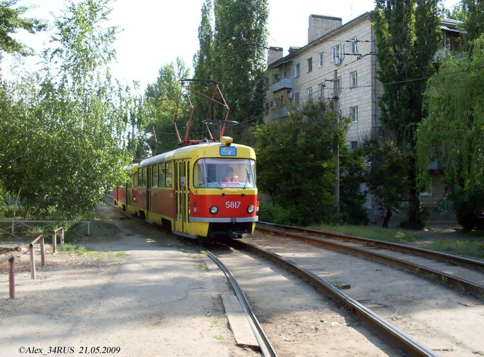 Волгоград, Tatra T3SU № 5817; Волгоград, Tatra T3SU № 5818