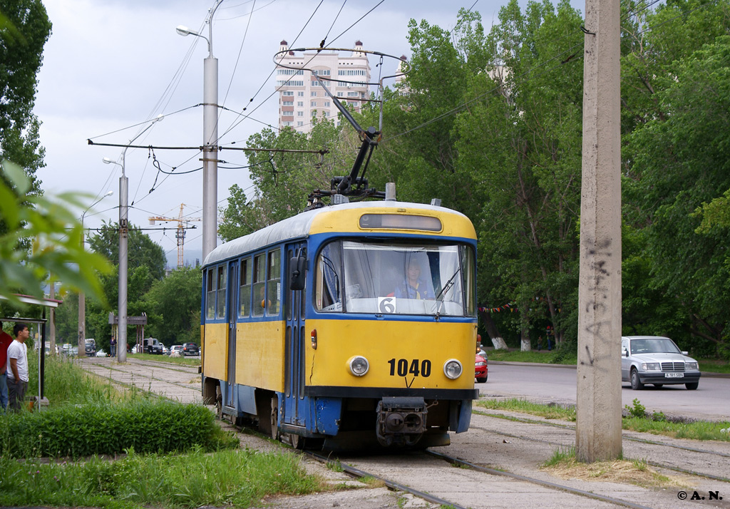 Алматы, Tatra T4D № 1040