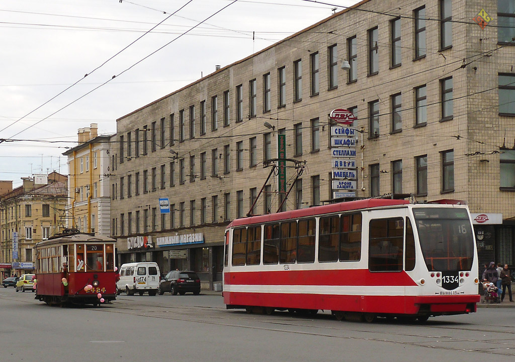 Санкт-Петербург, 71-134А (ЛМ-99АВН) № 1334
