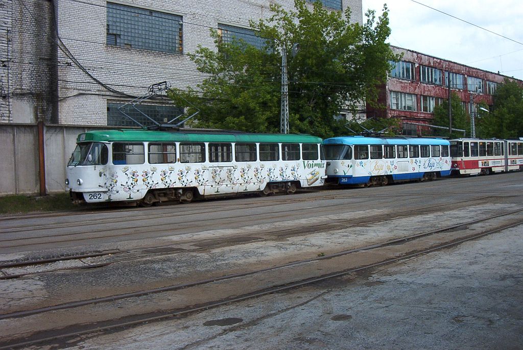 Tallinn, Tatra T4SU № 262; Tallinn, Tatra T4SU № 263