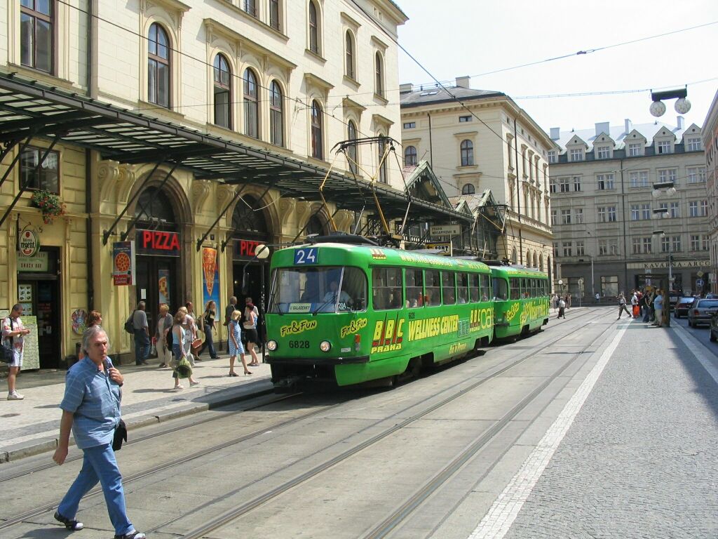 Прага, Tatra T3 № 6828