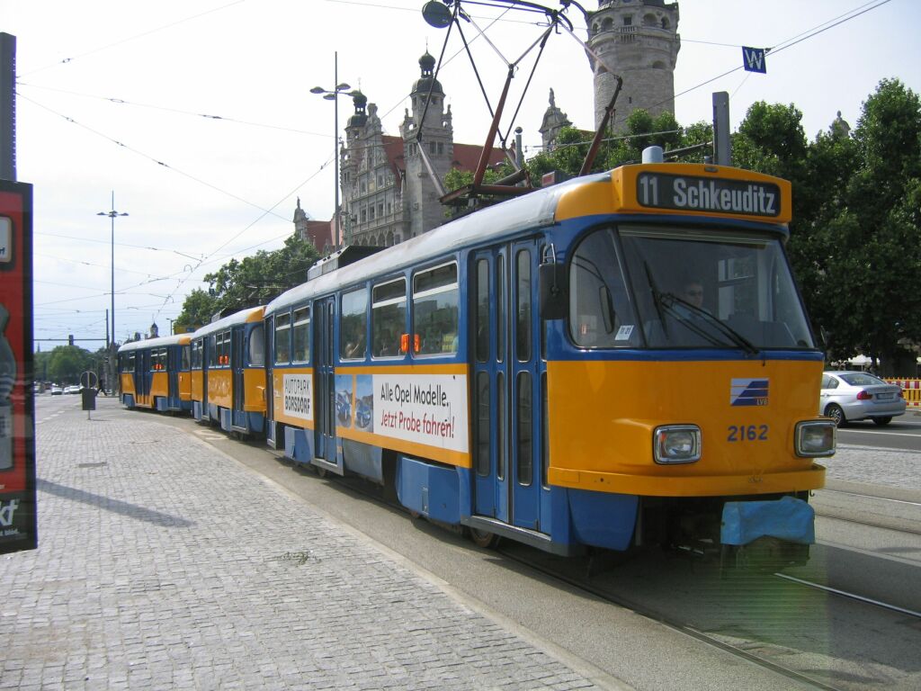 Leipzig, Tatra T4D-M1 nr. 2162 Leipzig, Tatra T4D-M1 nr. 2162