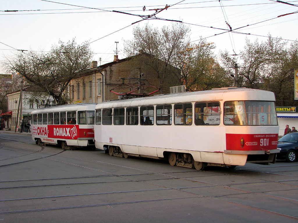 Самара, Tatra T3SU (двухдверная) № 901