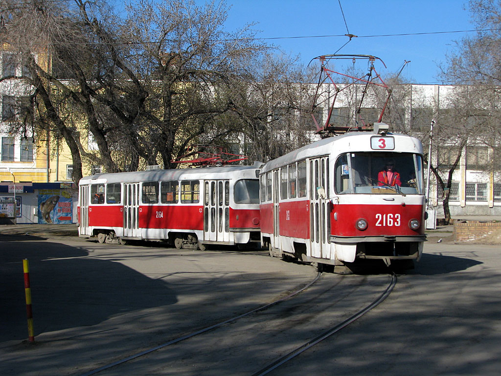 Самара, Tatra T3SU № 2163; Самара — Конечные станции и кольца (трамвай)