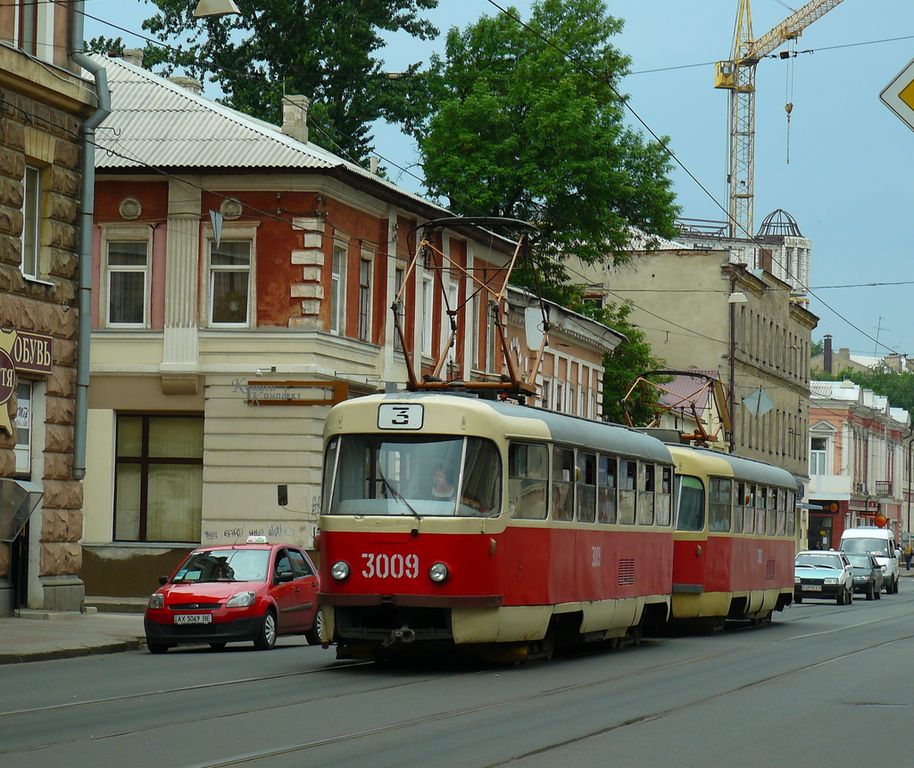 Харьков, Tatra T3SU № 3009