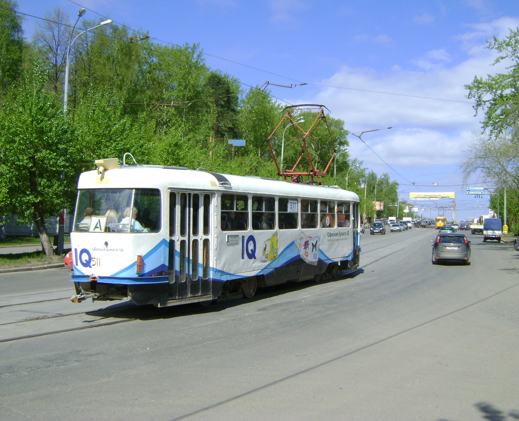 Екатеринбург, Tatra T3SU (двухдверная) № 511