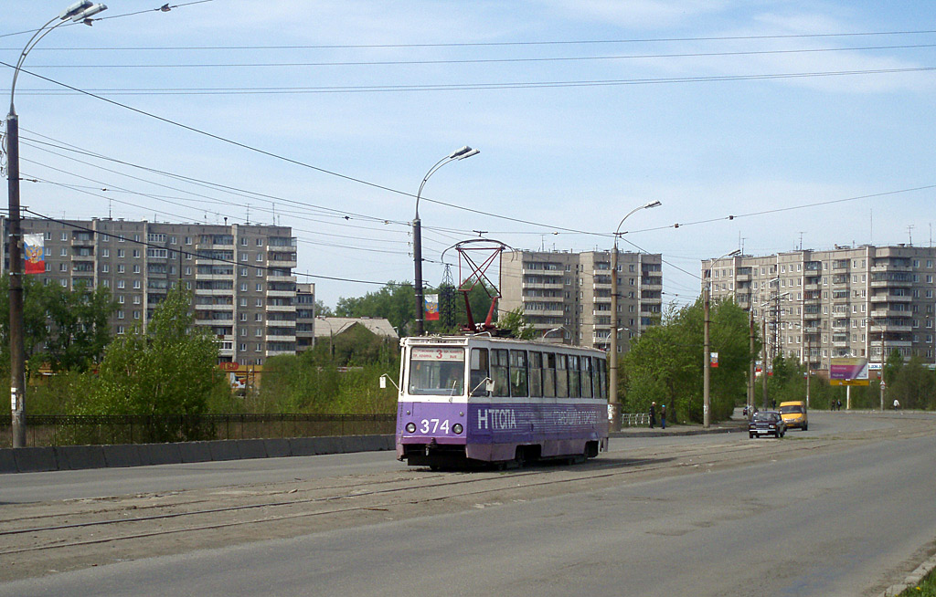 Нижний Тагил, 71-605 (КТМ-5М3) № 374