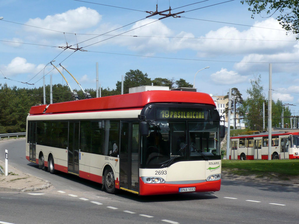 Вильнюс, Solaris Trollino II 15 AC № 2693