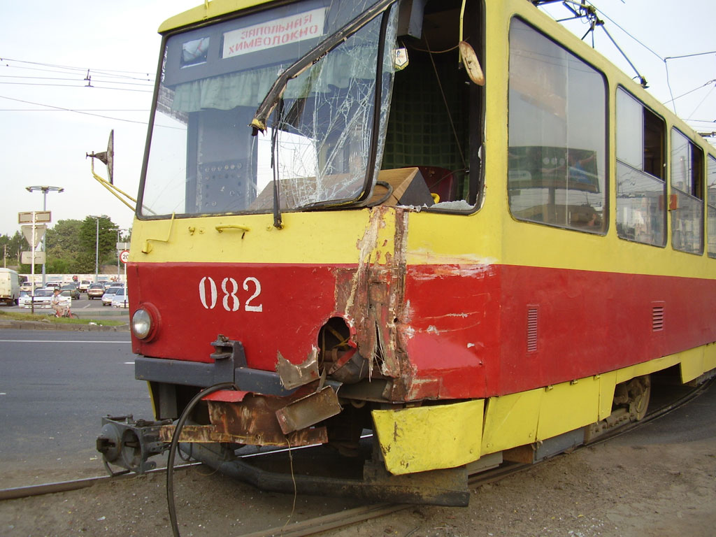 Курск, Tatra T6B5SU № 082; Курск — Происшествия