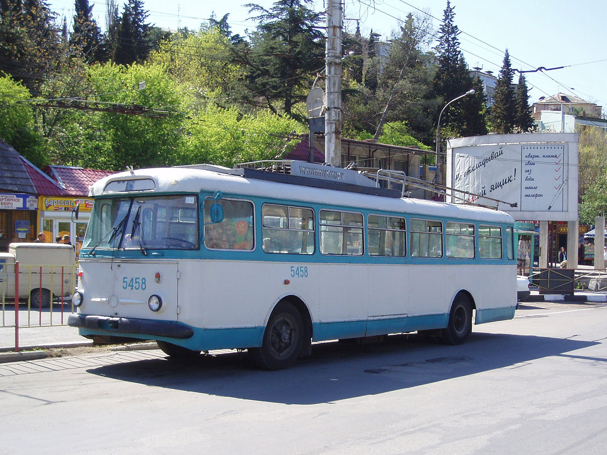 Crimean trolleybus, Škoda 9Tr18 # 5458