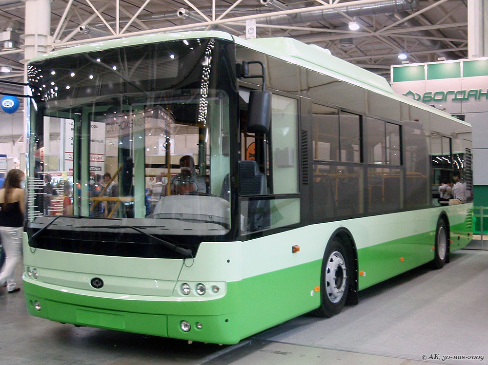 ყირიმის ტროლეიბუსი, Bogdan T60111 № 210; კიევი — Trolleybuses Bogdan at the exhibition SIA-TIR'2009, May, 2009