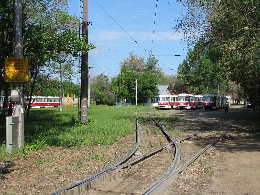 Samara — Terminus stations and loops (tramway)