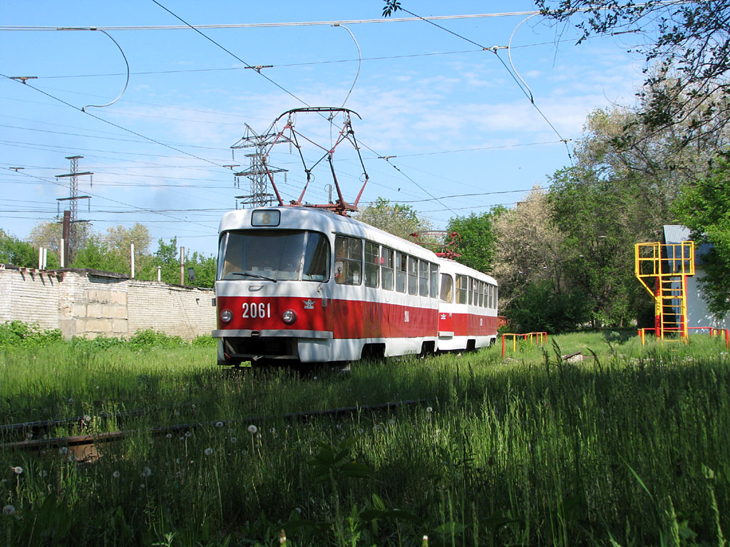 Самара, Tatra T3SU (двухдверная) № 2061; Самара — Конечные станции и кольца (трамвай)