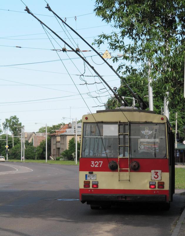 Каунас, Škoda 14Tr № 327