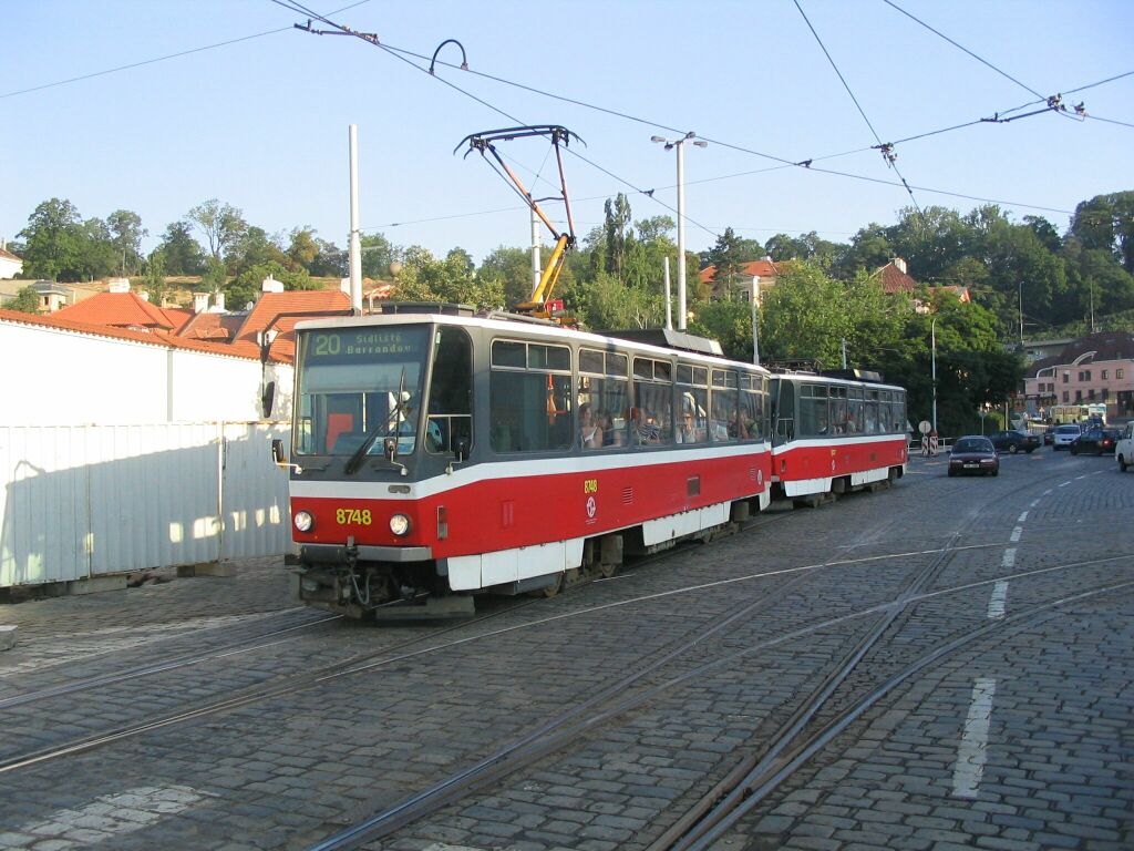 Прага, Tatra T6A5 № 8748 Прага, Tatra T6A5 № 8748