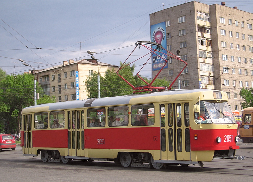 Ижевск, Tatra T3SU мод. Ижевск № 2051