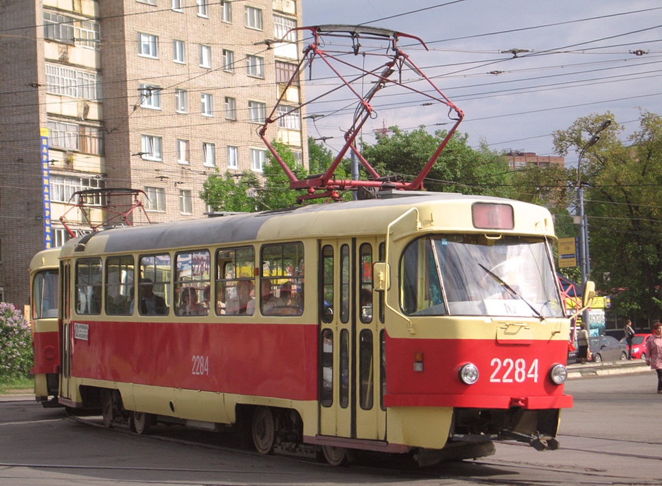 Ижевск, Tatra T3SU (двухдверная) № 2284