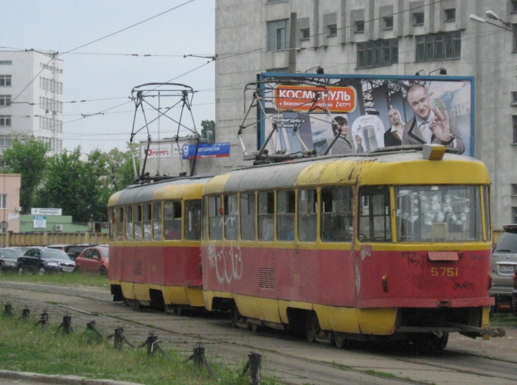 Киев, Tatra T3SU № 5751