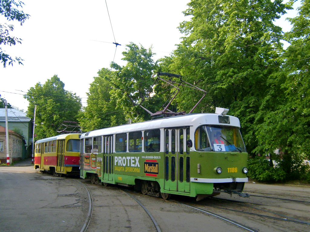 Ульяновск, Tatra T3SU № 1186