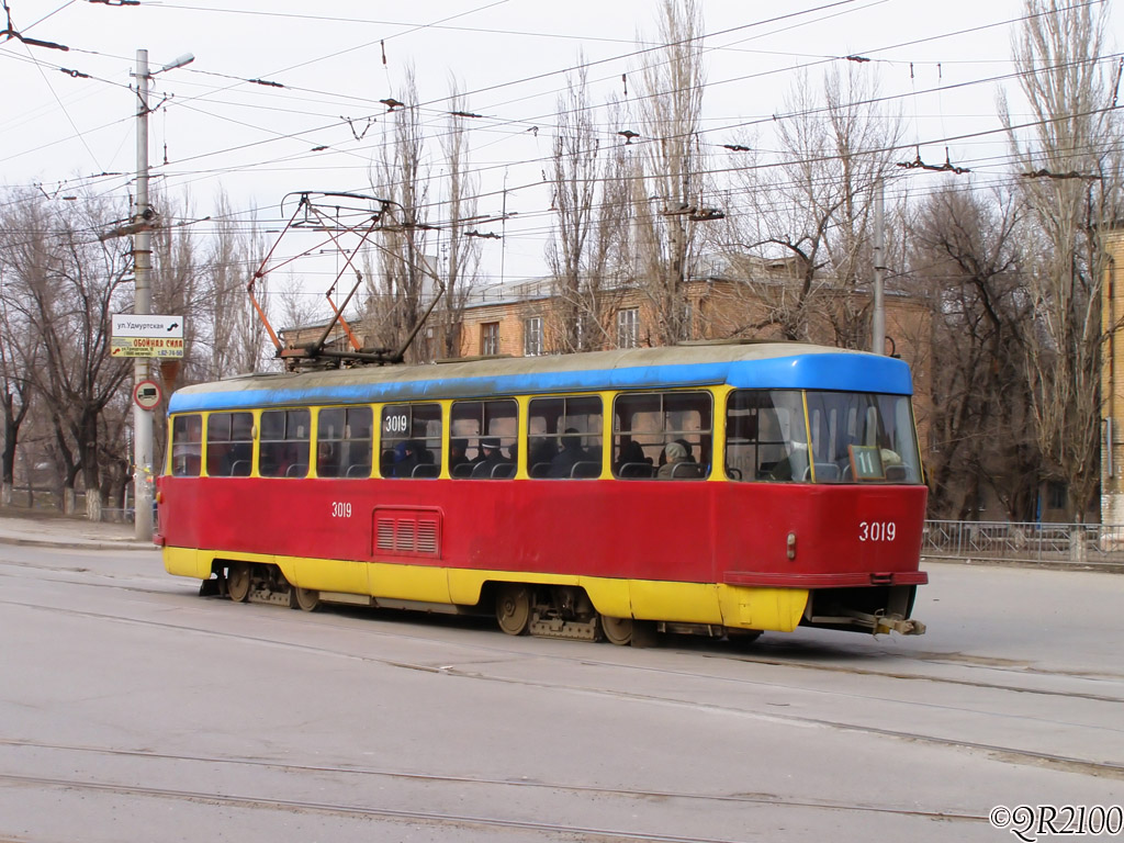 Volgograd, Tatra T3SU (2-door) # 3019