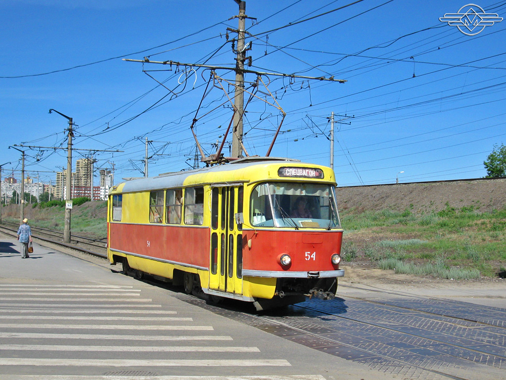 Волгоград, Tatra T3SU (двухдверная) № 54