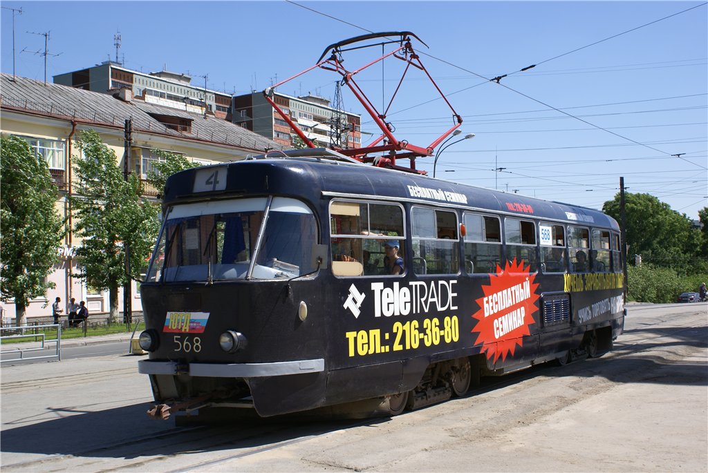 Екатеринбург, Tatra T3SU № 568