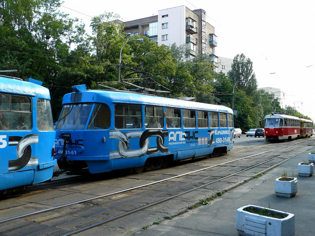 Киев, Tatra T3SU № 5745 Киев, Tatra T3SU № 5745