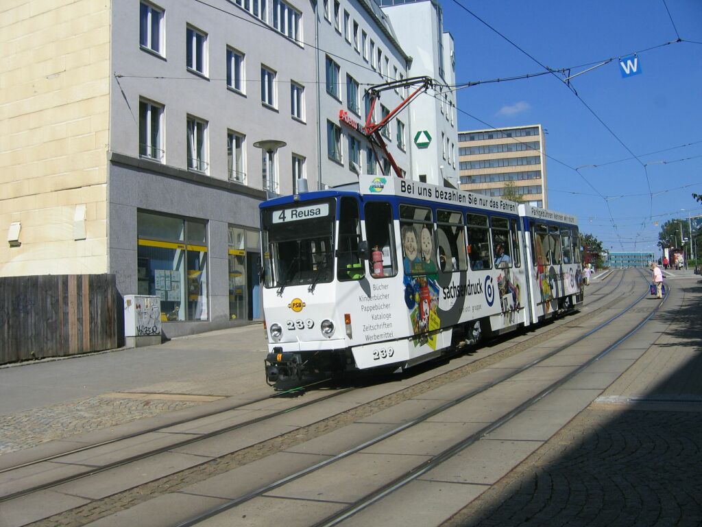 Plauen, Tatra KT4DMC č. 239 Plauen, Tatra KT4DMC č. 239