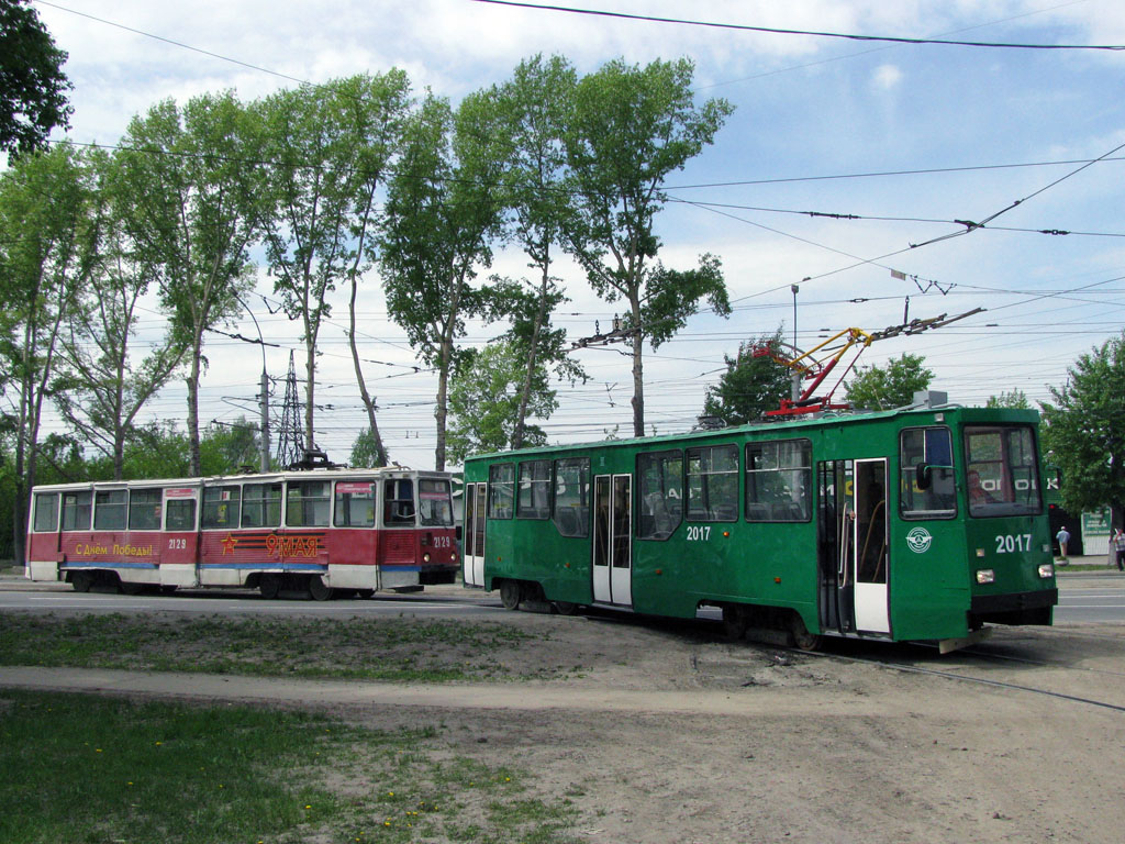 Новосибирск, 71-605 (КТМ-5М3) № 2129; Новосибирск, 71-605 (КТМ-5М3) № 2017