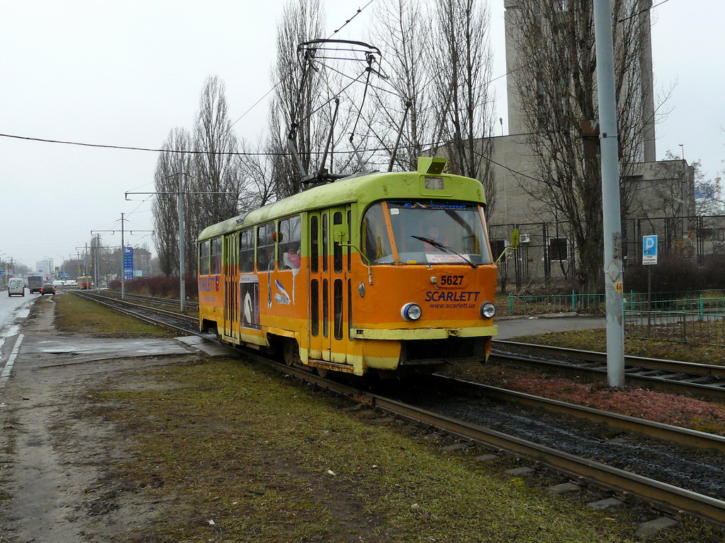 Киев, Tatra T3SU № 5627