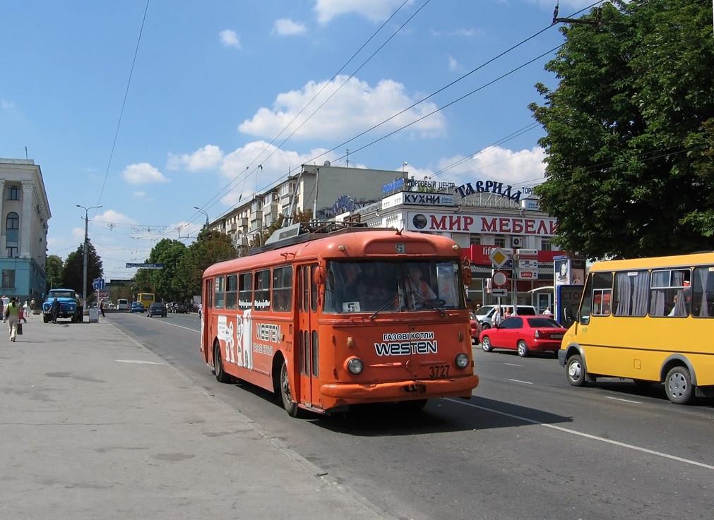 Крымский троллейбус, Škoda 9TrH27 № 3727