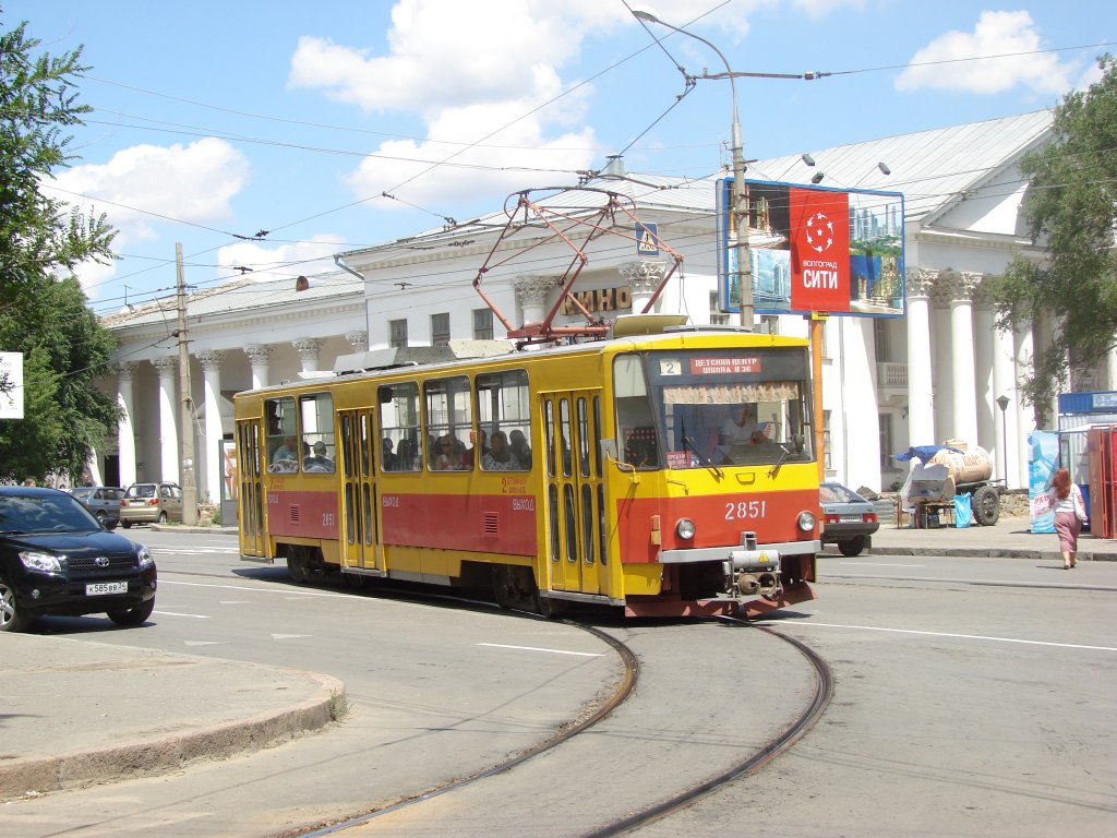 Volgograd, Tatra T6B5SU N°. 2851