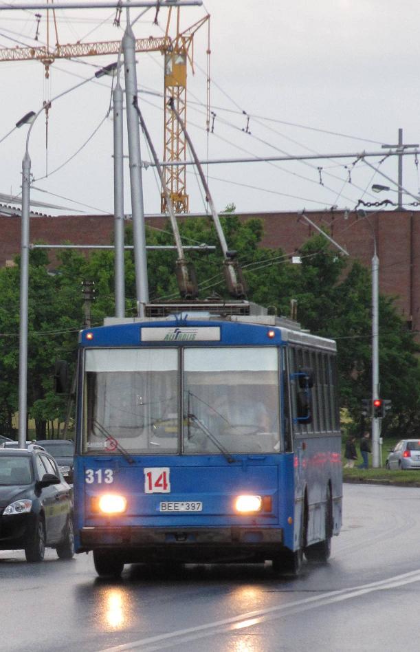 Каунас, Škoda 14Tr89/6 № 313