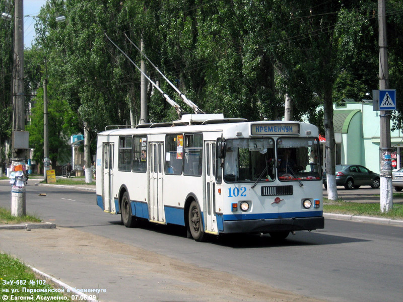 Кременчуг, ЗиУ-682Г-016 (012) № 102
