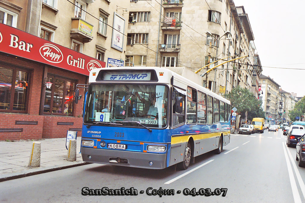 София, Güleryüz Cobra TSN 2005 / Трамкар № 2003