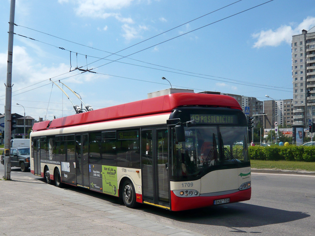 Вильнюс, Solaris Trollino II 15 AC № 1709