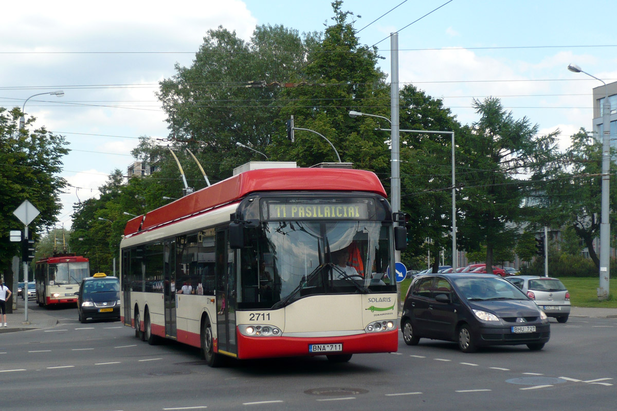 Вильнюс, Solaris Trollino II 15 AC № 2711