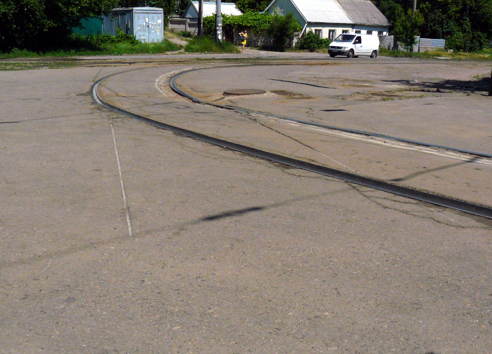 Dnipro — Tram network — right-bank part