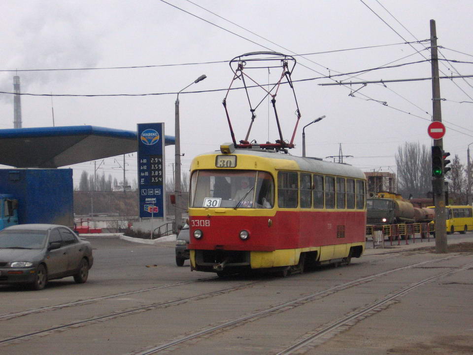 Одесса, Tatra T3SU № 3308
