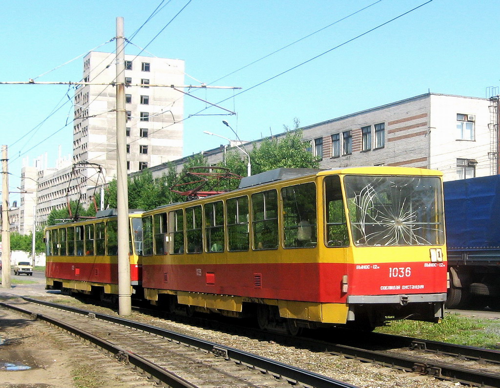 Барнаул, Tatra T6B5SU № 1036