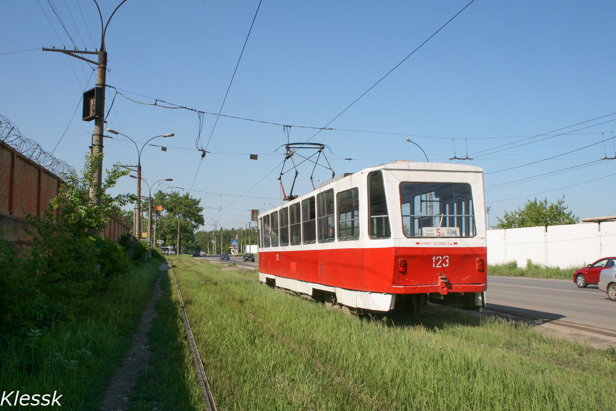 Липецк, Tatra T6B5SU № 123