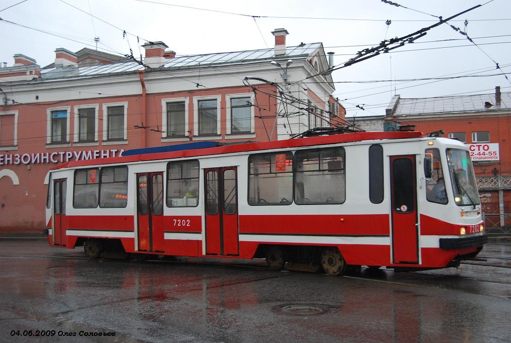 Санкт-Петербург, 71-134К (ЛМ-99К) № 7202 Санкт-Петербург, 71-134К (ЛМ-99К) № 7202