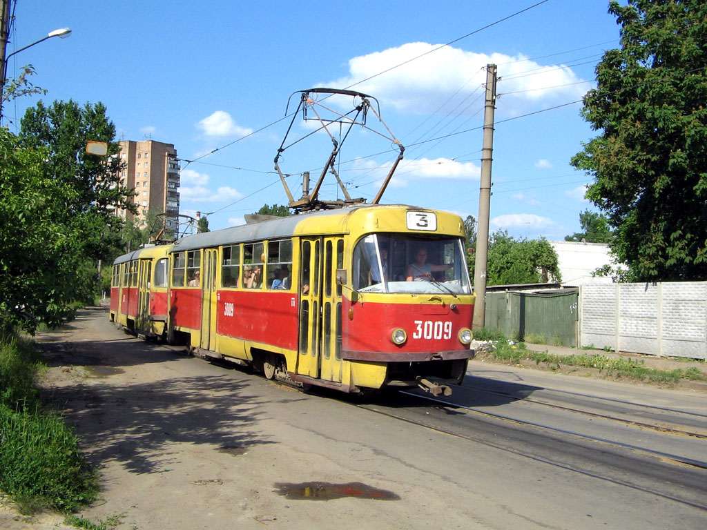 Харьков, Tatra T3SU № 3009