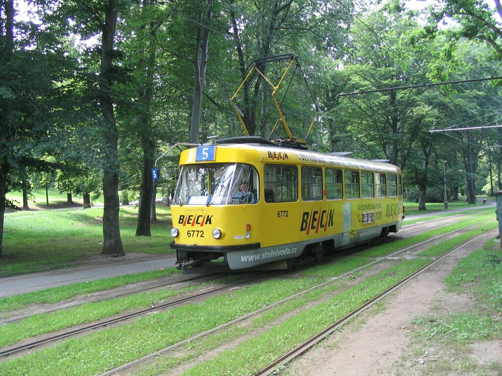 Прага, Tatra T3 № 6772