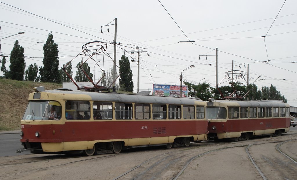 Одесса, Tatra T3SU № 4075