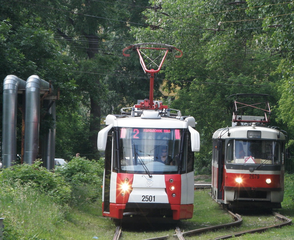 Нижний Новгород, 71-153 (ЛМ-2008) № 2501; Нижний Новгород, Tatra T3SU КВР ТРЗ № 2679